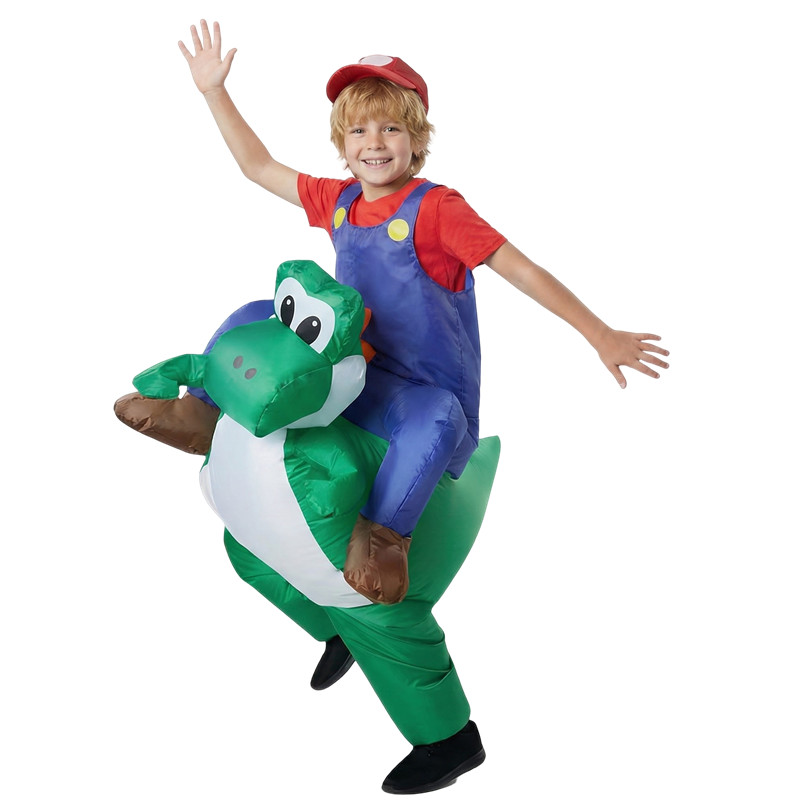 Inflatable Dinosaur Costume Adult - زي أداء الحفلات للبالغين والأطفال بدلة