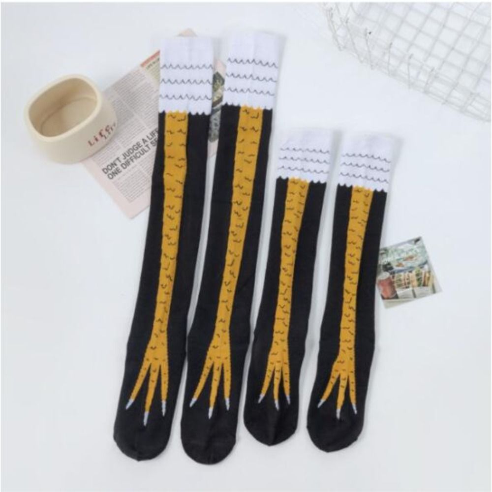Funny Chicken Leg Socks - جوارب قدم دجاج قطنية جديدة ،