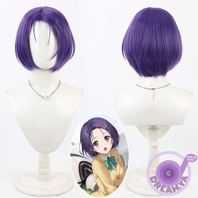 Anime Cosplay Wig Heat Resistant - شعر مستعار سايرينجي هارونا للتنكر، شعر