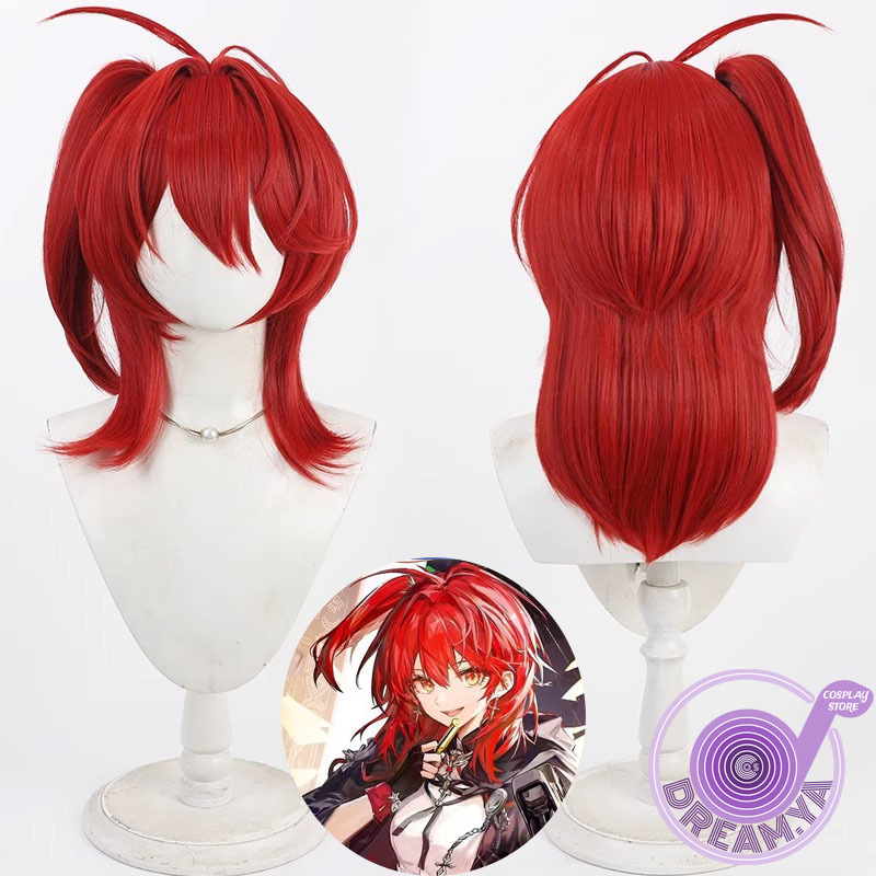 Anime Cosplay Wig Heat Resistant - Exusiai العهد الجديد شعر مستعار تأثيري