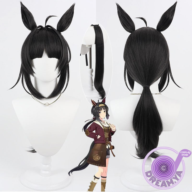 Anime Cosplay Wig Heat Resistant - شعر مستعار كوسبلاي من Logotype Uma