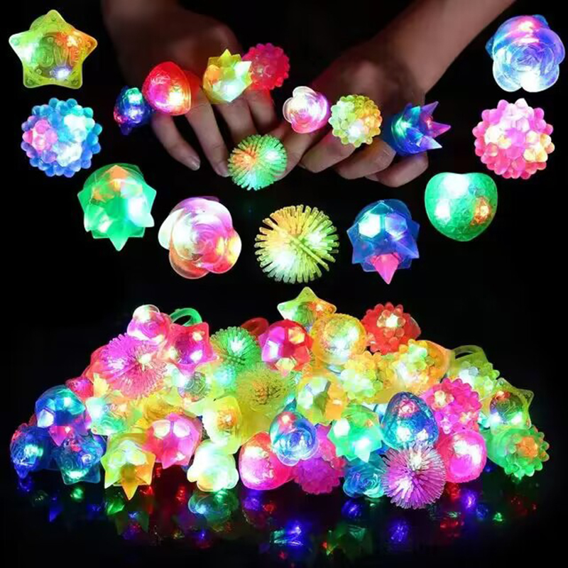 Glow In The Dark Party Glasses - 20/30/50 قطعة حلقات متوهجة مصباح ليد