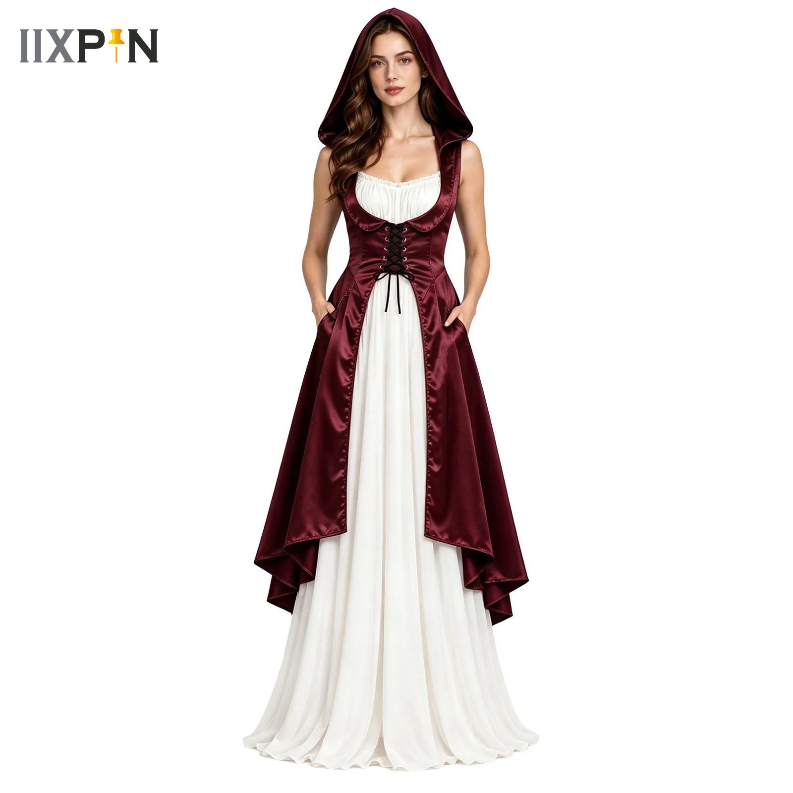 Medieval Renaissance Dress Women - أزياء نسائية مستوحاة من عصر النهضة،
