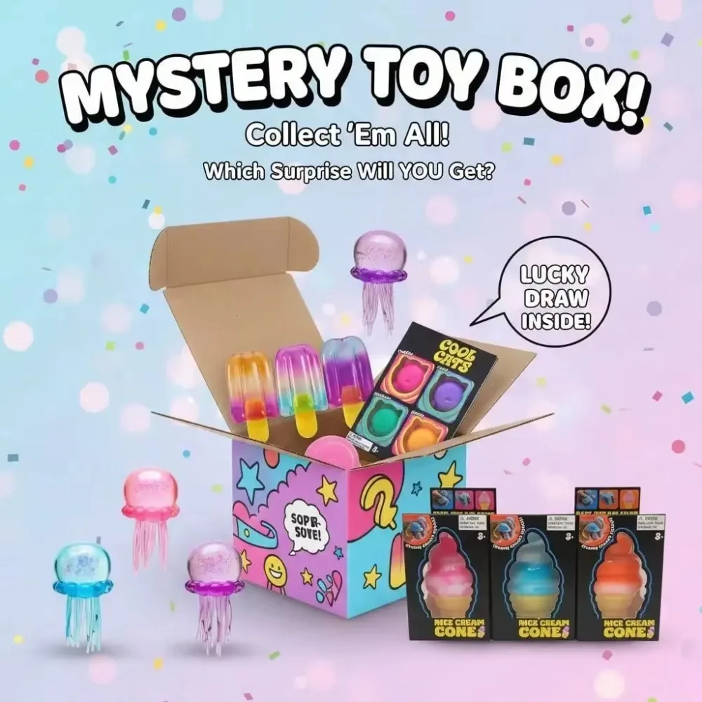 صندوق مفاجآت سكويشي، مجموعة أل - مراجعة Novelty Gifts وسعره