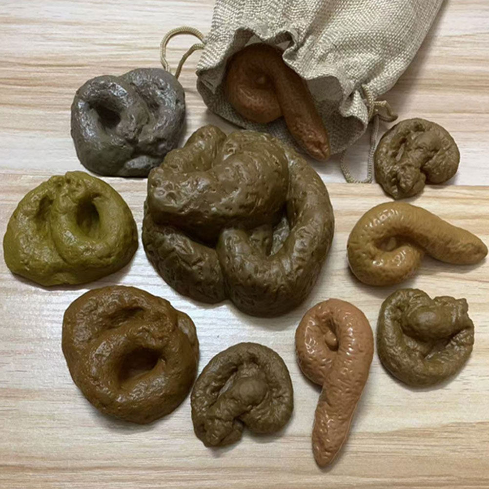 10 قطع من فضلات الحيوانات الاص - مراجعة Fake Poop Gag Gift وسعره