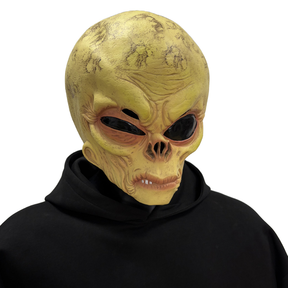 قناع جمجمة كائن فضائي واقعي بع - مراجعة Latex Alien Mask Realistic وسعره