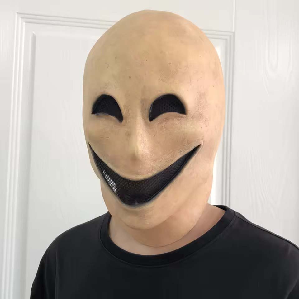 قناع سليندرمان بدون وجه وذو اب - مراجعة Latex Alien Mask Realistic وسعره