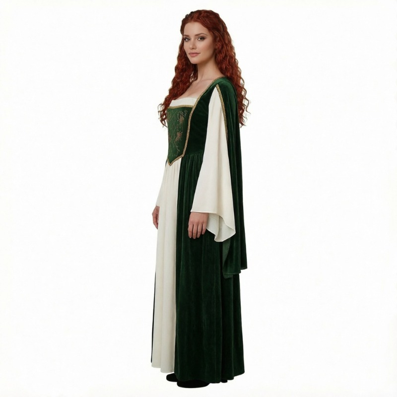 زي تنكري جديد مستوحى من العصور - مراجعة Medieval Renaissance Dress Women وسعره