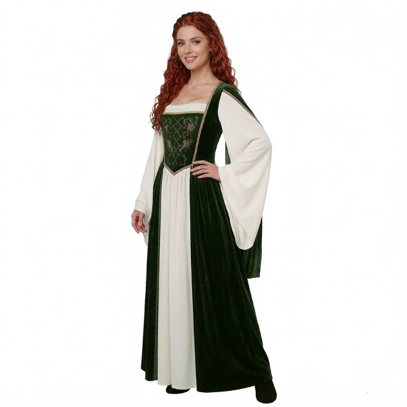 زي تنكري جديد مستوحى من العصور - مراجعة Medieval Renaissance Dress Women وسعره