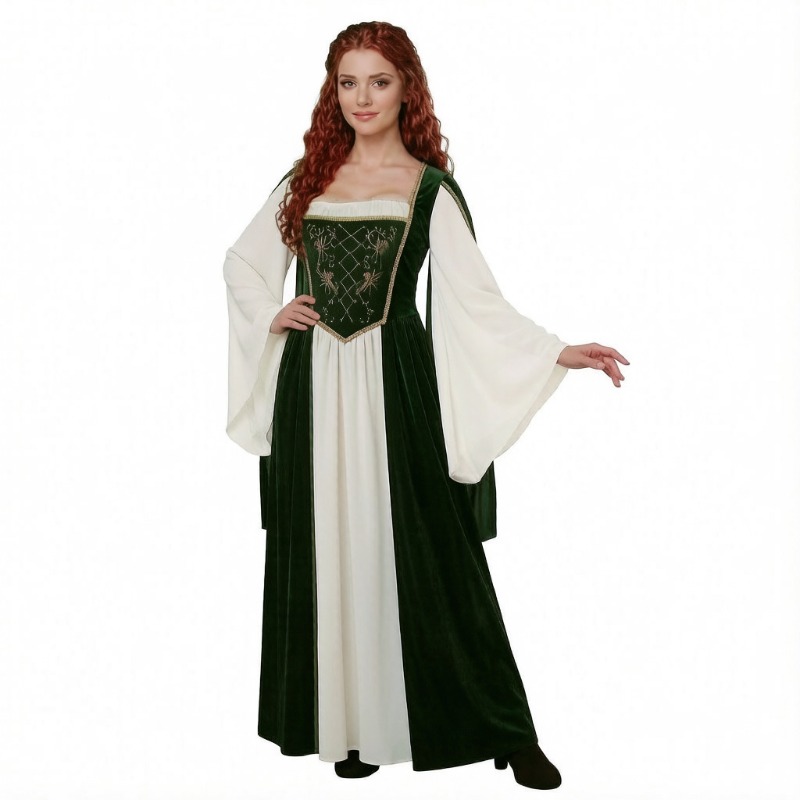 زي تنكري جديد مستوحى من العصور - مراجعة Medieval Renaissance Dress Women وسعره