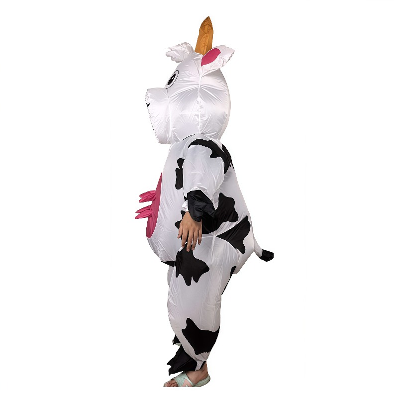 زي بقرة مضحك قابل للنفخ لعيد ا - مراجعة Costumes وسعره