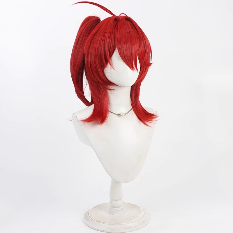 Exusiai العهد الجديد شعر مستعا - مراجعة Anime Cosplay Wig Heat Resistant وسعره