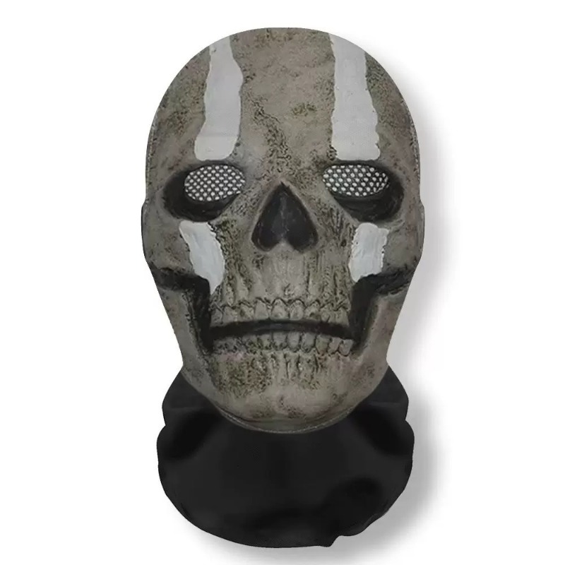 هالوين شبح الوجه 3D قناع بالاك - مراجعة Led Purge Mask Halloween وسعره