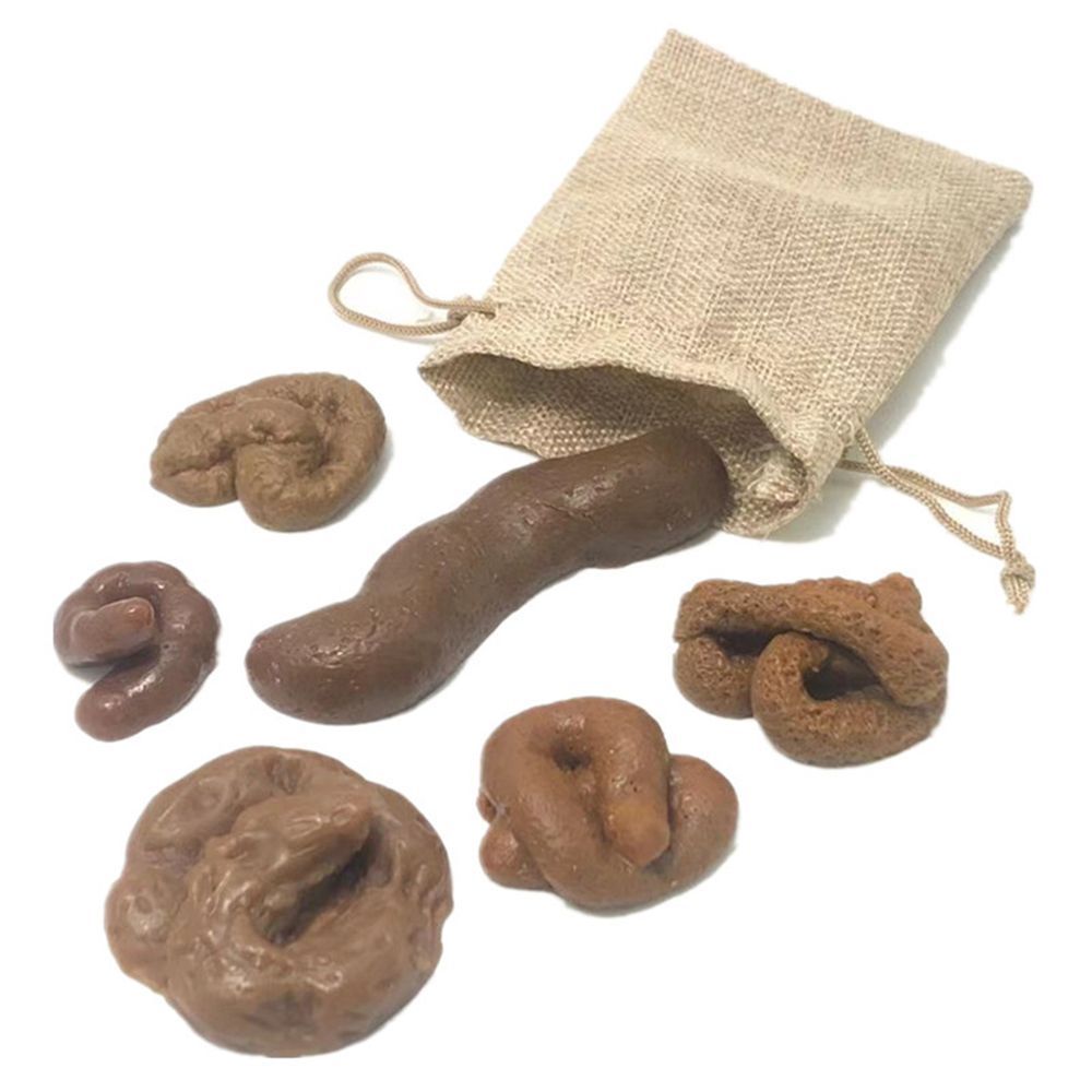 6 قطع من فضلات الحيوانات الواق - مراجعة Fake Poop Gag Gift وسعره