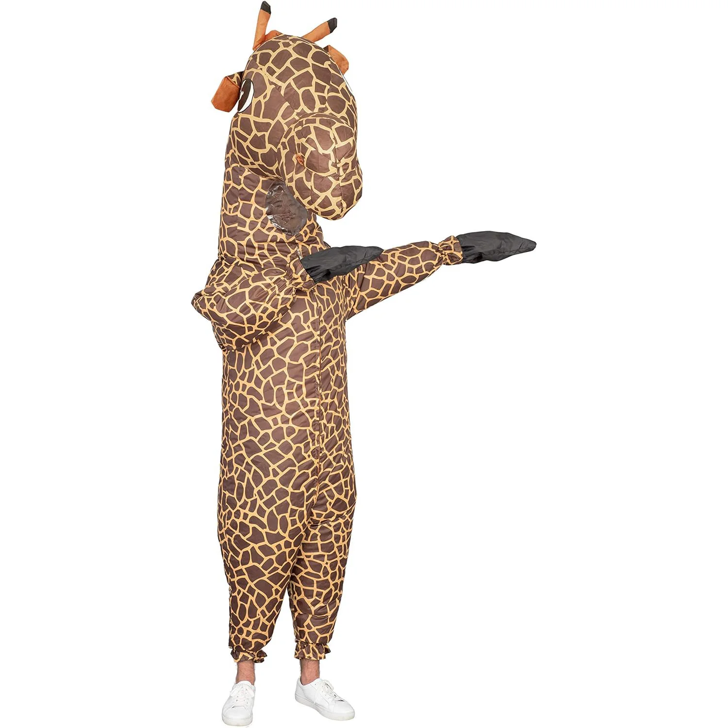 بدلة زرافة قابلة للنفخ للكبار  - مراجعة Inflatable Dinosaur Costume Adult وسعره