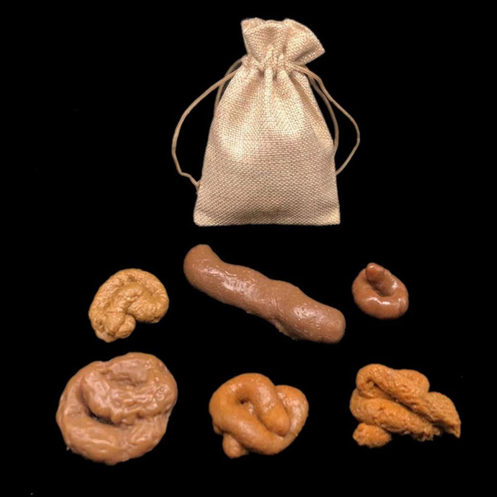 مجموعة من 6 قطع من محاكاة البر - مراجعة Fake Poop Gag Gift وسعره